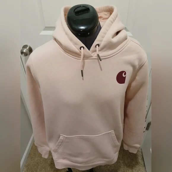 Carhartt Pale Pink Hoodie‎ - Picture 8 of 9